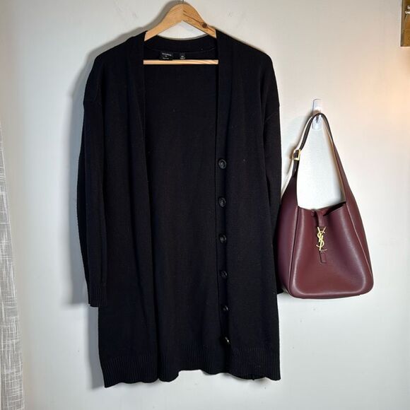 EUC Devotion by Cyrus Black Tunic Cardigan Sweater XS - Picture 3 of 6